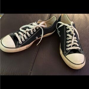 CONVERSE ALL STARS. Black, EUC, Men’s 10
